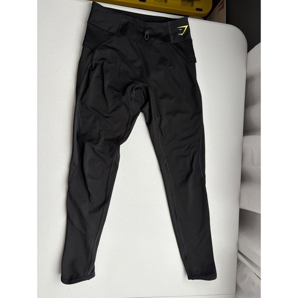 Gymshark Workout Leggings Black Size Small Activewear Athleisure - Picture 1 of 8